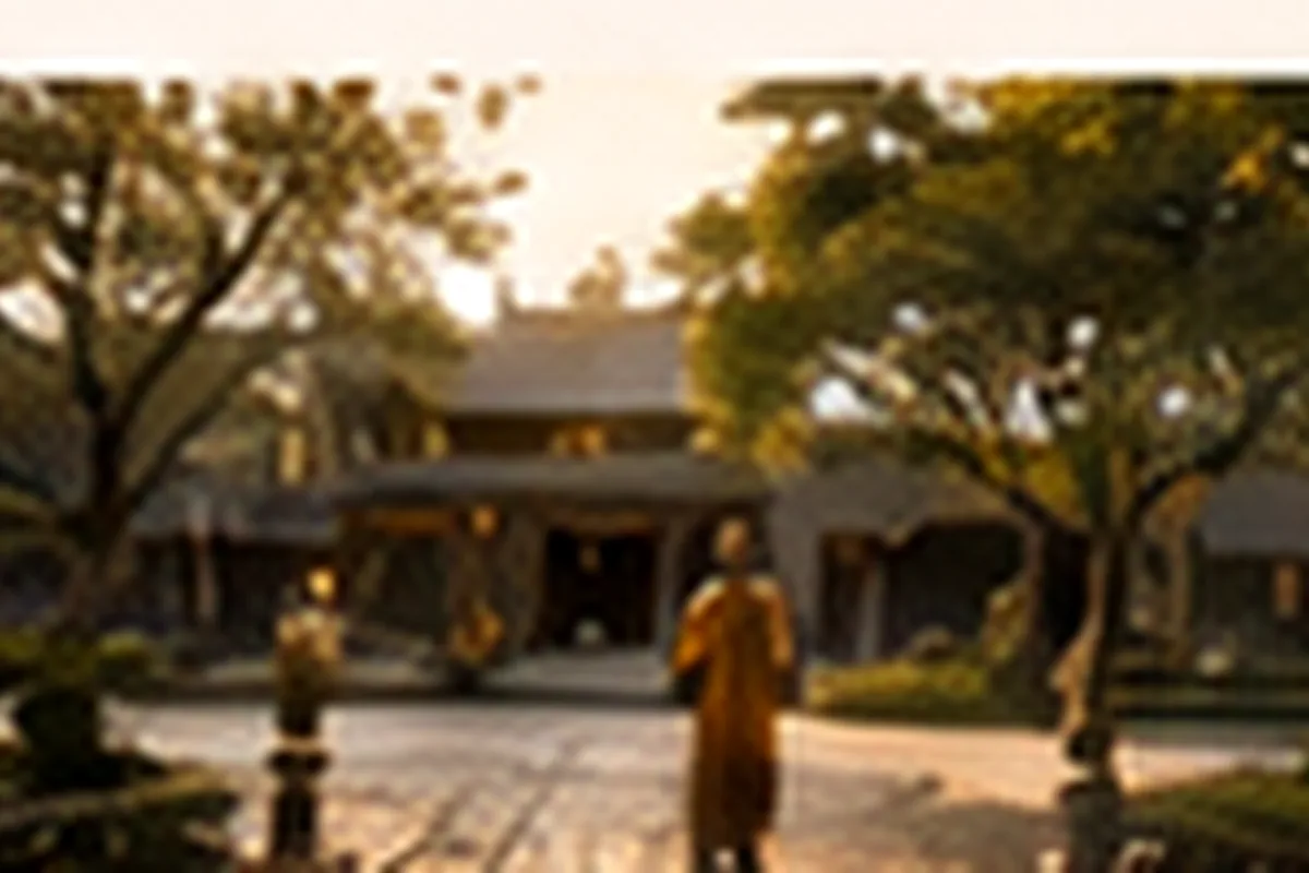 Khung cảnh thiền môn 5