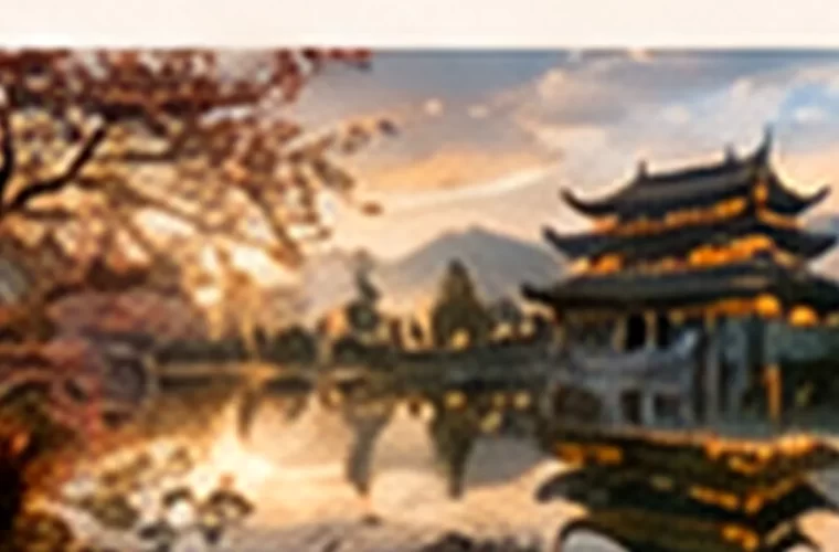 Mái chùa soi bóng – Một góc bình yên