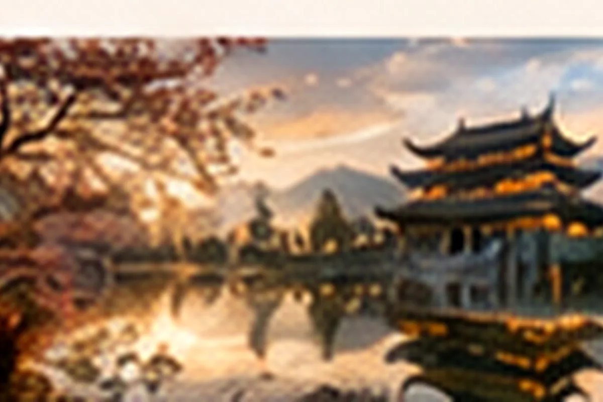 Khung cảnh thiền môn 3