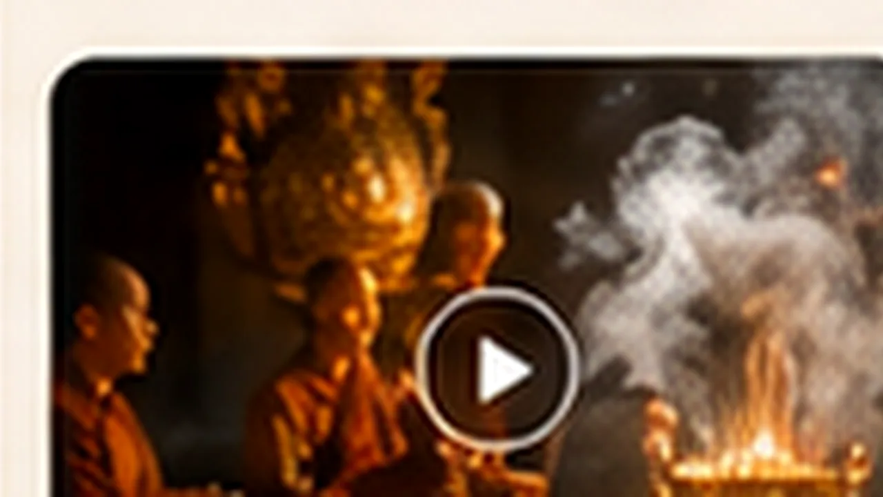 Hương khói chùa chiều